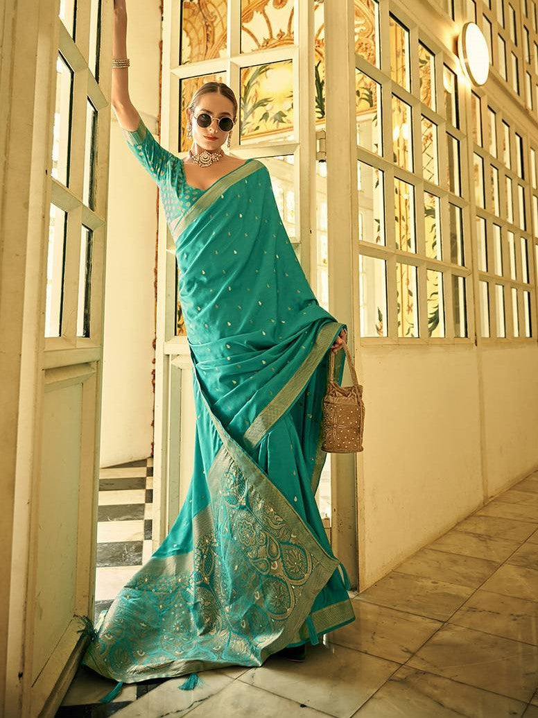 Kriti Weaving Silk Saree - Roop Darshan