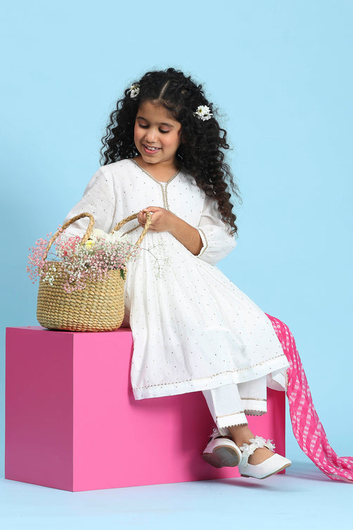 Biba Girls Flair Suit - Roop Darshan