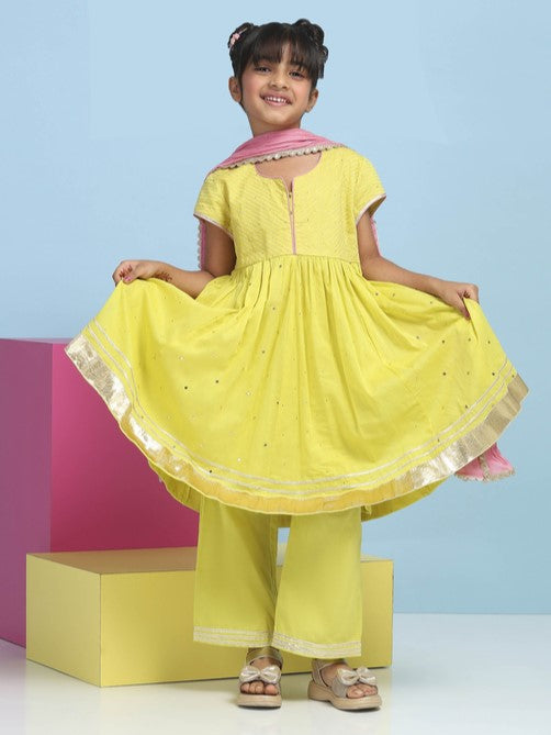 Biba Palazzo Suit - Roop Darshan