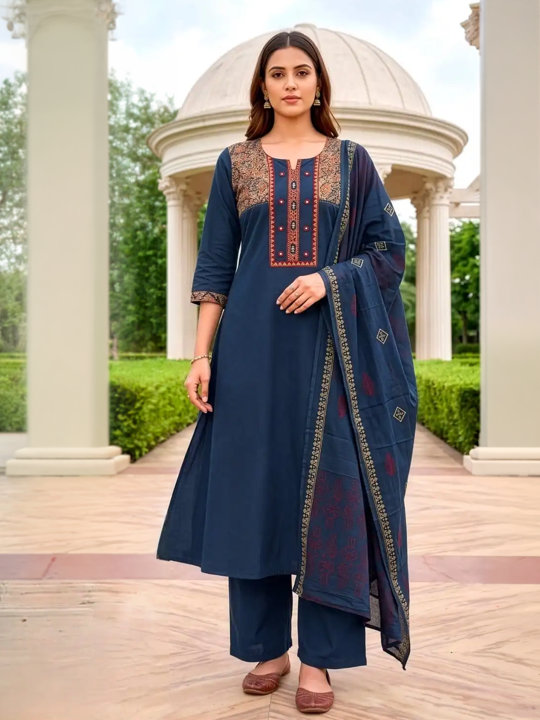 Giva Cotton Flair Suit