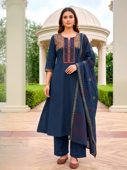 Giva Cotton Flair Suit