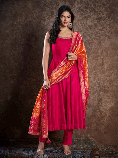 Diana Silk Anarkali Suit