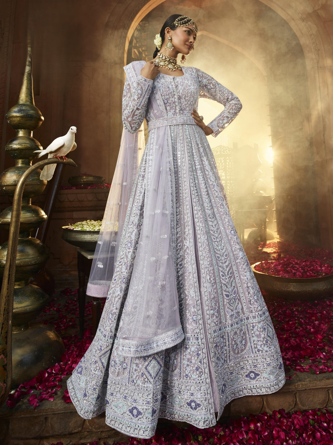 Laila Long Top Lehenga - Roop Darshan