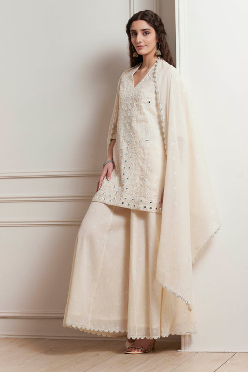 Biba Straight Plazzo Suit - Roop Darshan