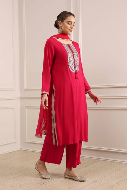 Biba Palazzo Suit - Roop Darshan