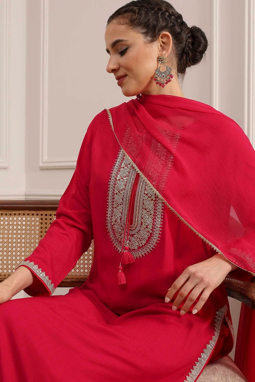 Biba Palazzo Suit - Roop Darshan