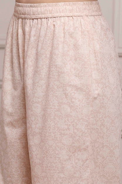 Cotton Printed Palazzo Suit - Roop Darshan