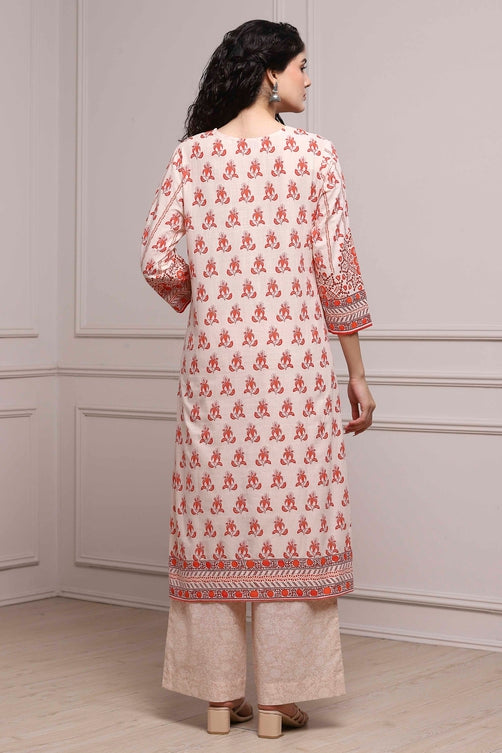 Cotton Printed Palazzo Suit - Roop Darshan