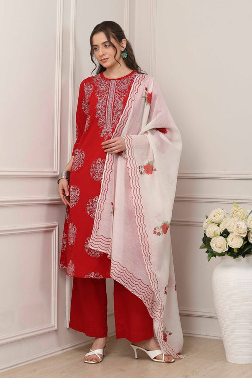 Biba Straight Kamiz &amp; Pant - Roop Darshan