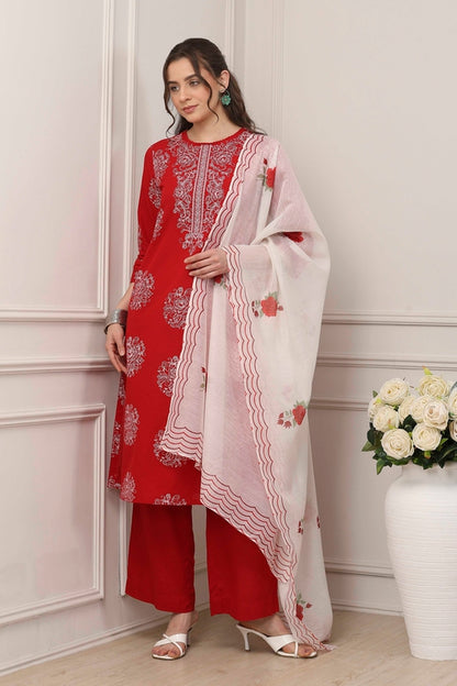 Biba Straight Kamiz &amp; Pant - Roop Darshan