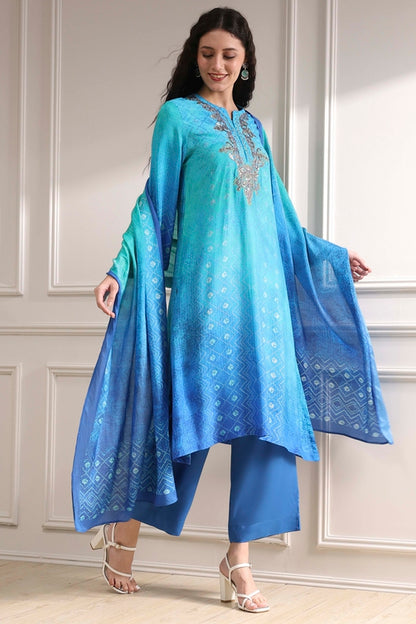 Biba Palazzo Suit - Roop Darshan