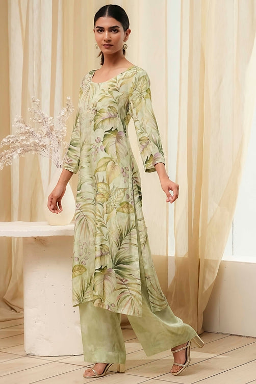 Biba Kurti With Palazzo Pant - Roop Darshan