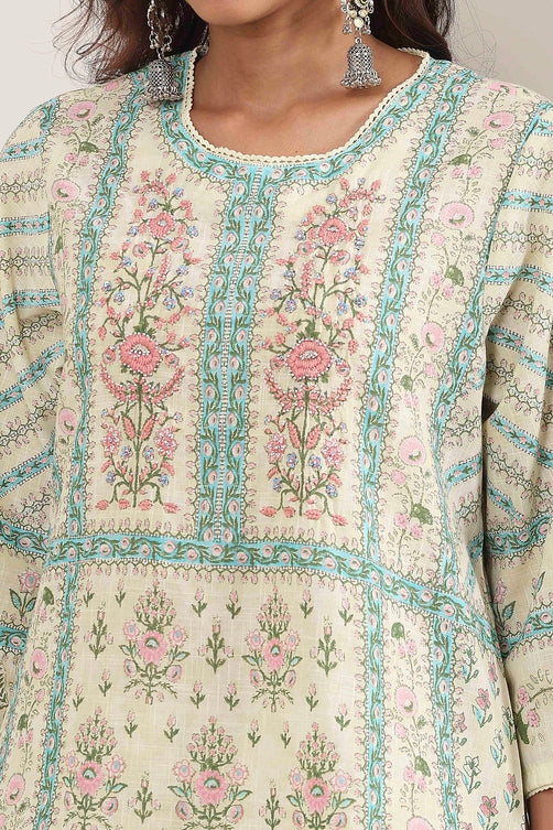 Biba Straight Palazzo Suit - Roop Darshan