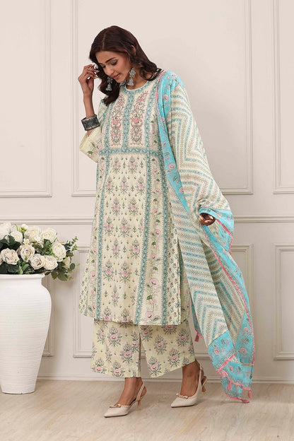 Biba Straight Palazzo Suit - Roop Darshan