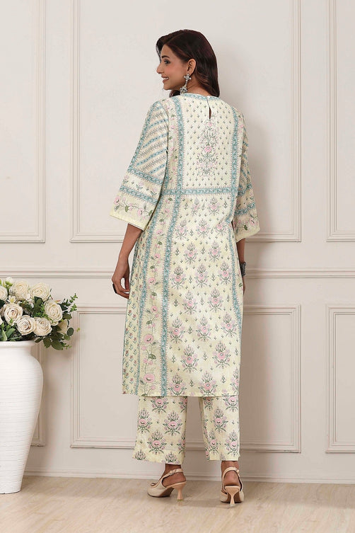 Biba Straight Palazzo Suit - Roop Darshan