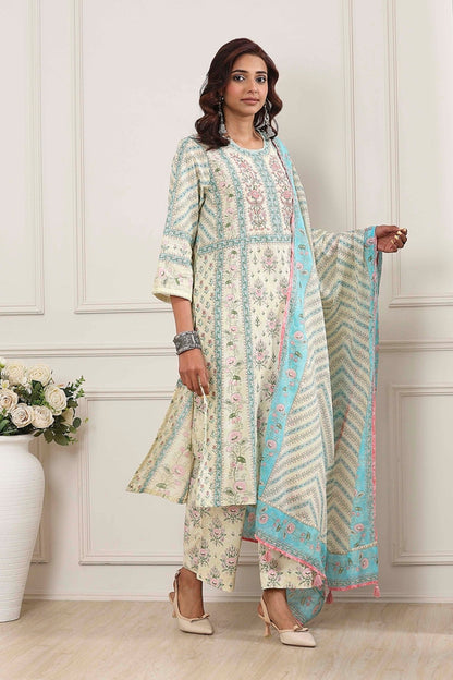 Biba Straight Palazzo Suit - Roop Darshan