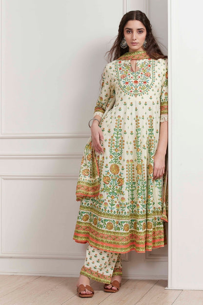Biba Flair Palazzo Suit - Roop Darshan