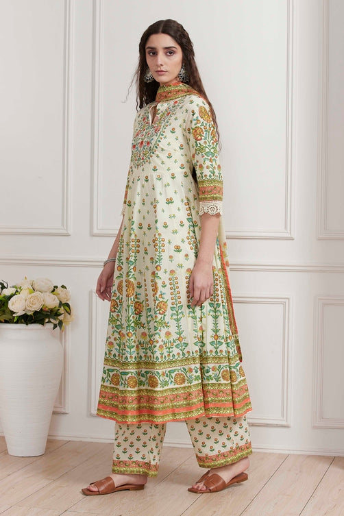 Biba Flair Palazzo Suit - Roop Darshan
