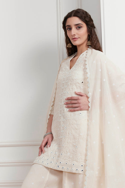 Biba Straight Plazzo Suit - Roop Darshan