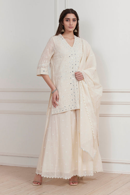 Biba Straight Plazzo Suit - Roop Darshan