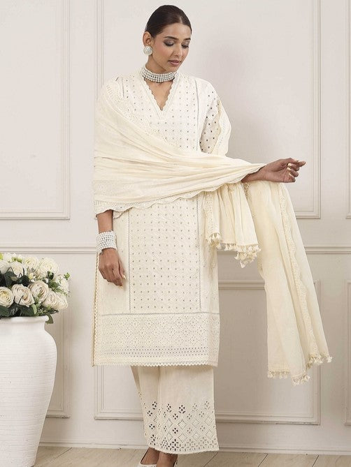 Biba Palazzo Suit - Roop Darshan