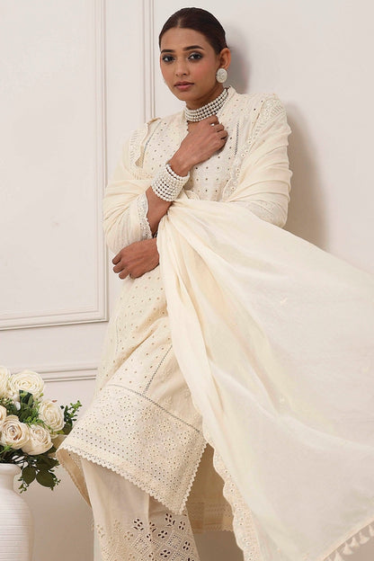 Biba Palazzo Suit - Roop Darshan