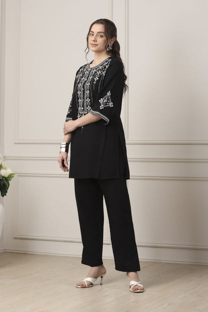 Biba Short Kurti With Pants - Roop Darshan