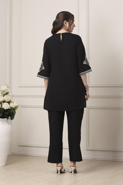 Biba Short Kurti With Pants - Roop Darshan