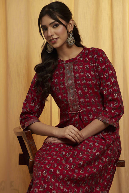 Biba Kurti With Palazzo - Roop Darshan