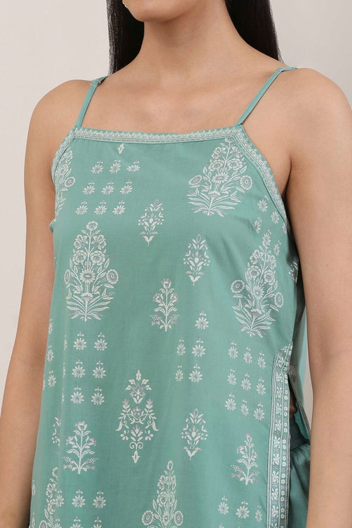 Biba Ladies Cotton Kurti with Pant - Roop Darshan