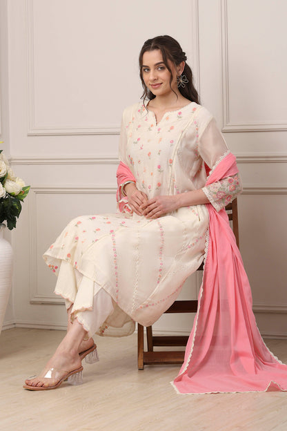 Biba Ladies Palazzo Suit - Roop Darshan