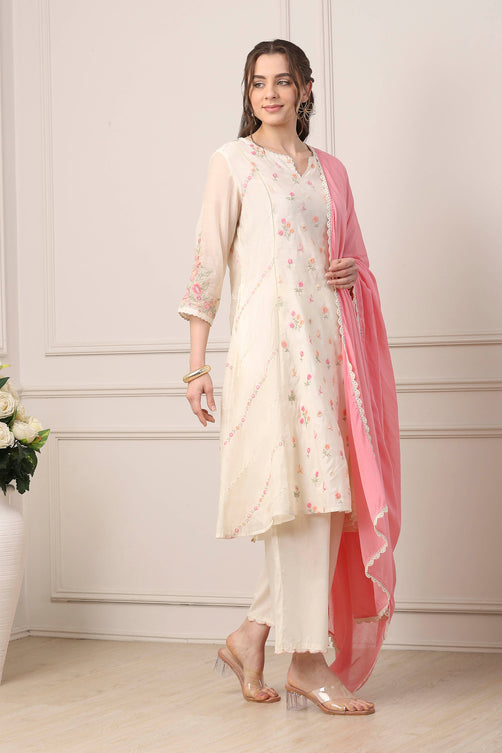 Biba Ladies Palazzo Suit - Roop Darshan