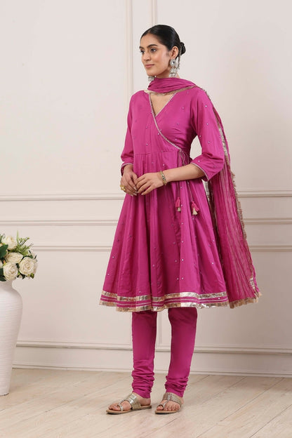 Biba Kalidar Suit Set - Roop Darshan