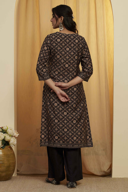 Biba Viscose Palazzo Suit - Roop Darshan