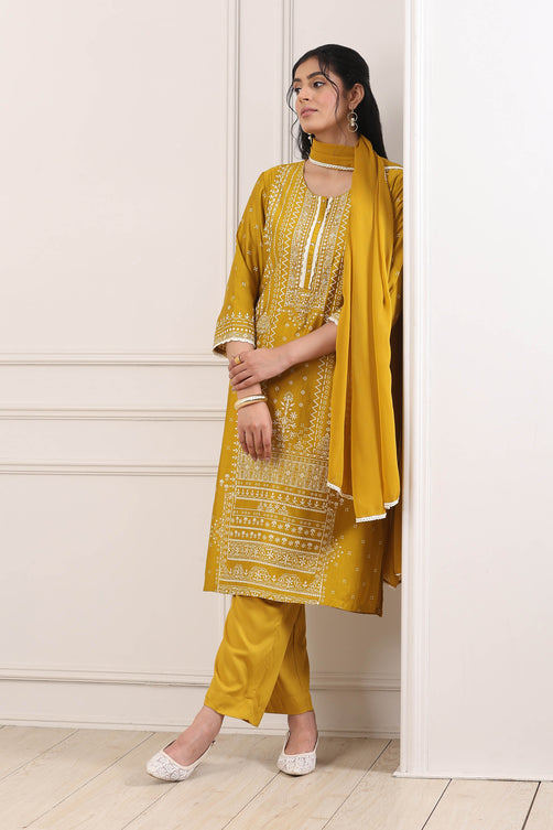 Biba Straight Kamiz &amp; Pant - Roop Darshan