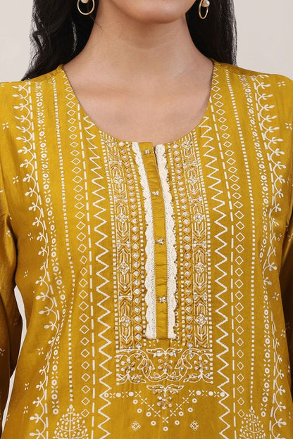Biba Straight Kamiz &amp; Pant - Roop Darshan