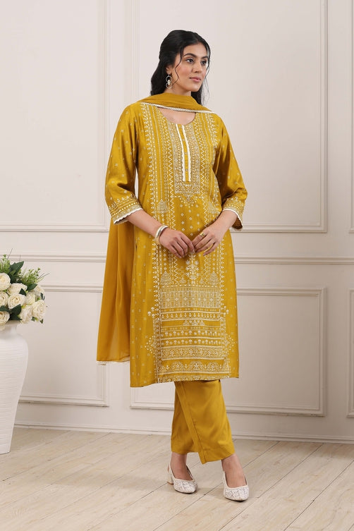 Biba Straight Kamiz &amp; Pant - Roop Darshan