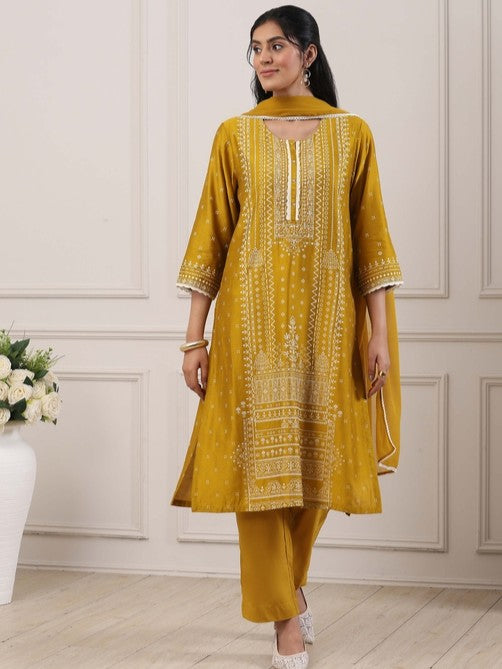 Biba Straight Kamiz &amp; Pant - Roop Darshan