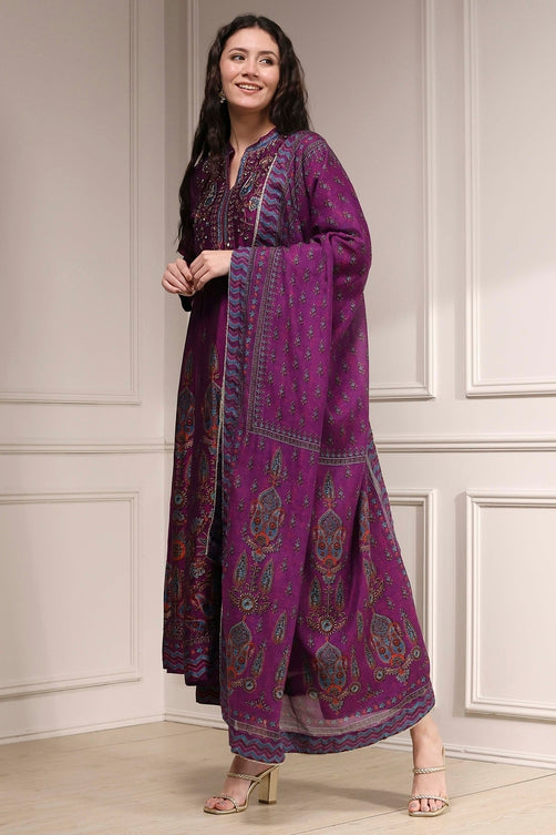 Biba Palazzo Suit - Roop Darshan
