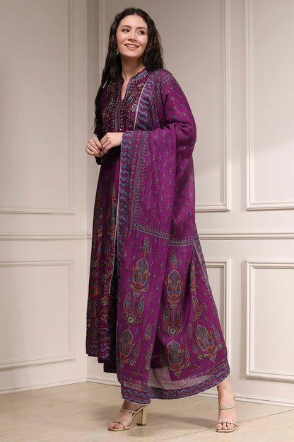 Biba Palazzo Suit - Roop Darshan