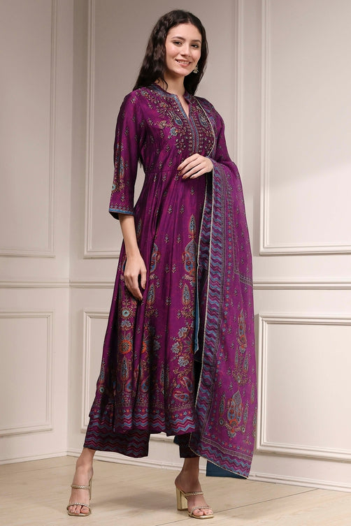 Biba Palazzo Suit - Roop Darshan
