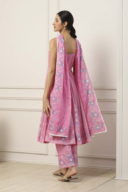 Biba Cotton Palazzo Suit - Roop Darshan