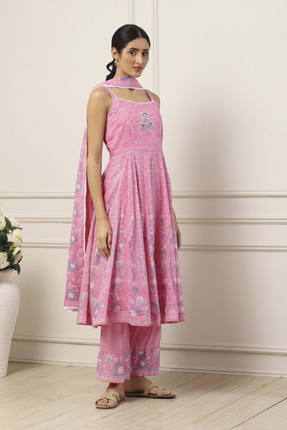 Biba Cotton Palazzo Suit - Roop Darshan