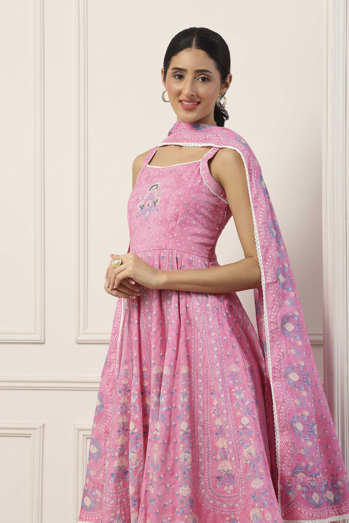 Biba Cotton Palazzo Suit - Roop Darshan