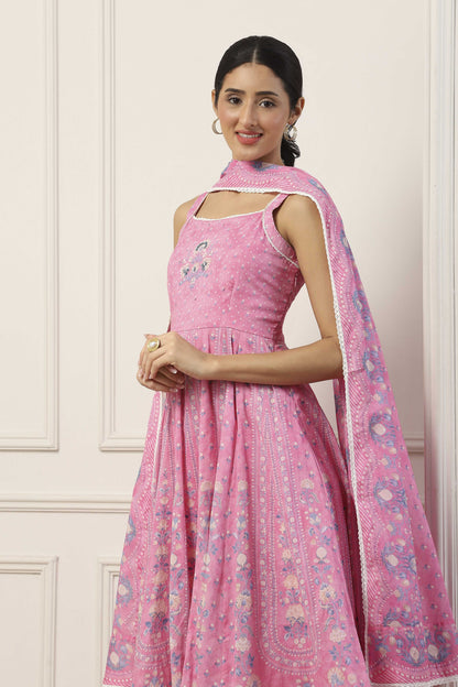 Biba Cotton Palazzo Suit - Roop Darshan