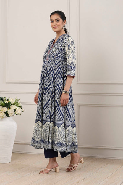 Biba Flair Kurti &amp; Pant - Roop Darshan