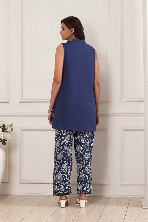 Biba Ladies Cotton Kurti with Pant - Roop Darshan