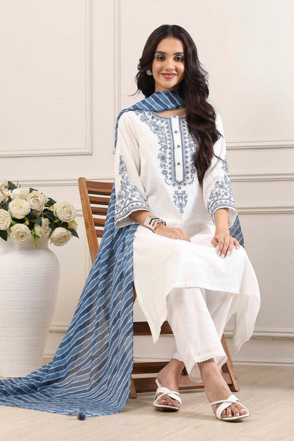 Biba Straight Kamiz &amp; Pant - Roop Darshan