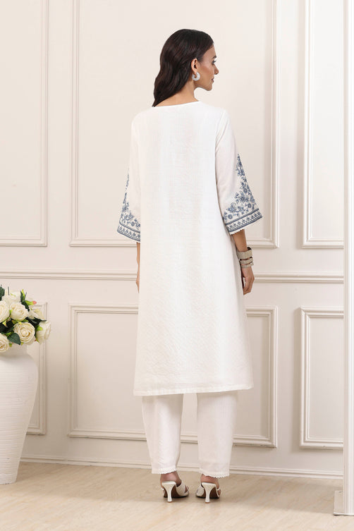 Biba Straight Kamiz &amp; Pant - Roop Darshan