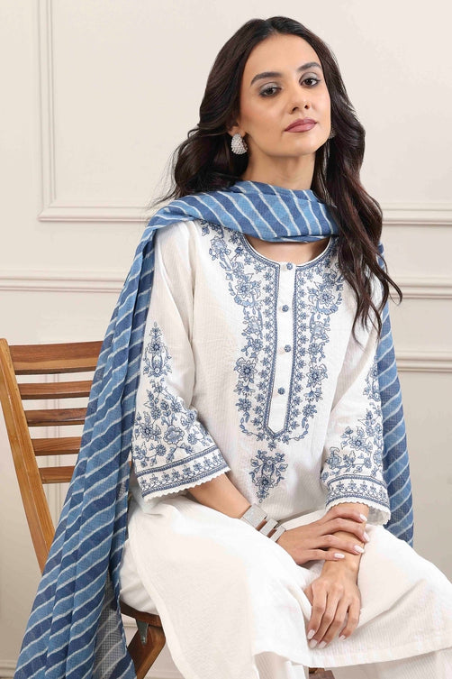 Biba Straight Kamiz &amp; Pant - Roop Darshan